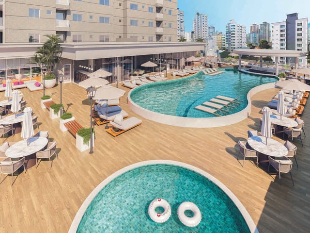Apartamento com 151m² 3 quartos e 4 banheiros, à venda, no bairro Meia Praia em Itapema