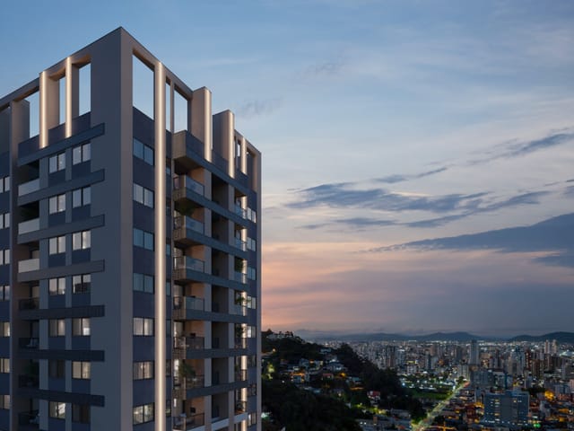 Apartamento com 66m² 2 quartos e 3 banheiros, à venda, no bairro Centro em Itajaí