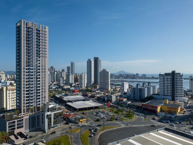Apartamento com 66m² 2 quartos e 3 banheiros, à venda, no bairro Centro em Itajaí