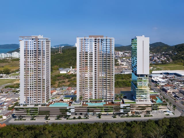 Apartamento com 82m² 2 quartos e 3 banheiros, à venda, no bairro Praia Brava de Itajaí em Itajaí