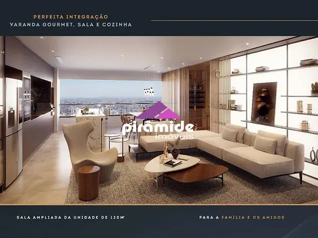 Apartamento com 67m² 2 quartos e 2 banheiros, à venda, no bairro Jardim Aquárius em São José dos Campos