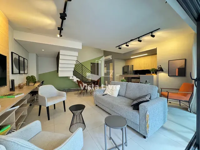 Apartamento com 100m² 2 quartos e 2 banheiros, à venda, no bairro Itaim Bibi em São Paulo