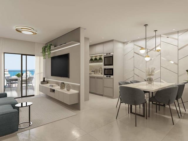 Apartamento com 69m² 2 quartos e 3 banheiros, à venda, no bairro Morretes em Itapema