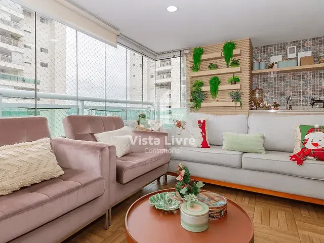 Apartamento com 185m² 3 quartos e 5 banheiros, à venda, no bairro Vila Romana em São Paulo