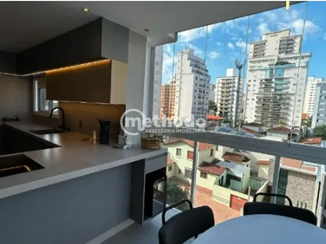Apartamento 1 quarto e 2 banheiros, à venda, no bairro Cambuí em Campinas