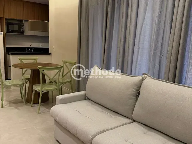 Apartamento com 50m² 1 quarto e 2 banheiros, para alugar, no bairro Cambuí em Campinas