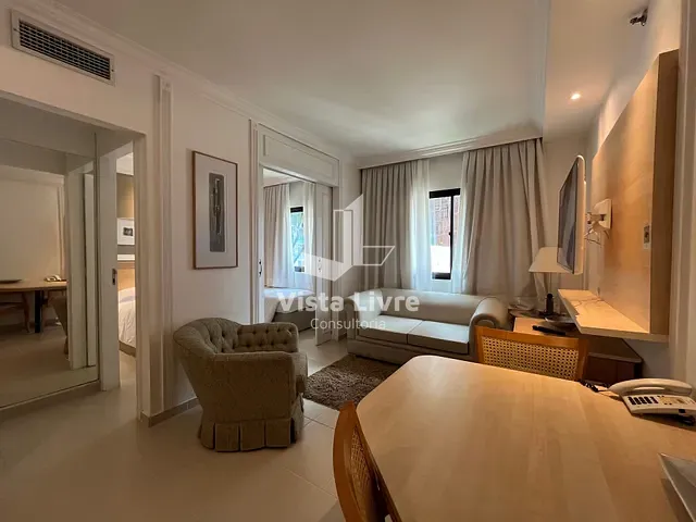 Apartamento com 32m² 1 quarto e 1 banheiro, à venda, no bairro Jardim Paulista em São Paulo