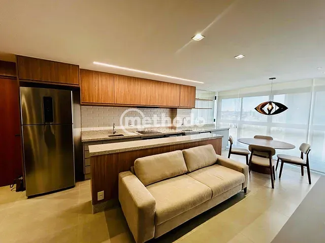 Apartamento com 49m² 1 quarto e 2 banheiros, para alugar, no bairro Nova Campinas em Campinas