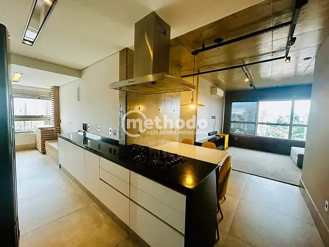 Apartamento 1 quarto e 2 banheiros, para alugar, no bairro Cambuí em Campinas
