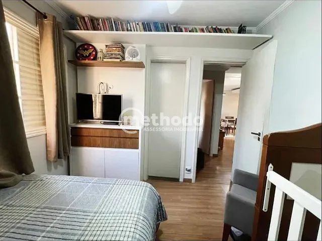 Apartamento 3 quartos e 2 banheiros, à venda, no bairro Loteamento Parque São Martinho em Campinas
