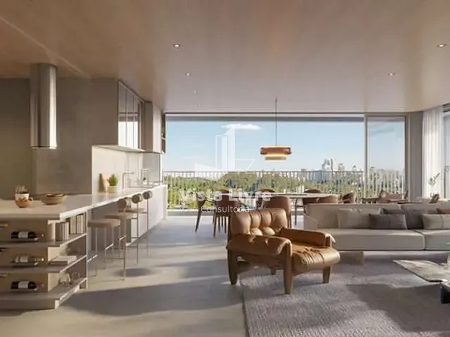 Apartamento com 205m² 4 quartos e 3 banheiros, à venda, no bairro Brooklin Paulista em São Paulo