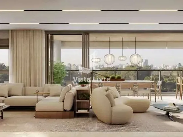 Apartamento com 205m² 4 quartos e 3 banheiros, à venda, no bairro Brooklin Paulista em São Paulo