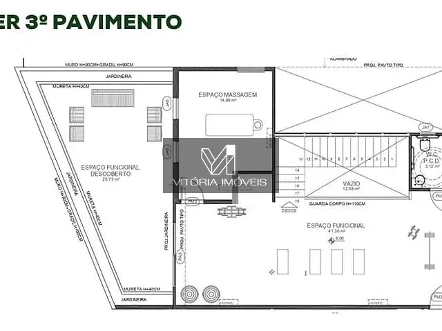 Apartamento com 61m² 2 quartos e 2 banheiros, à venda, no bairro Jardim Camburi em Vitória