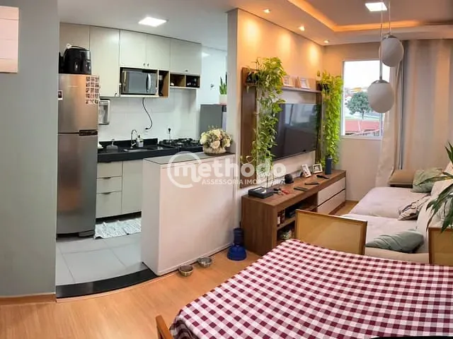 Apartamento com 43m² 2 quartos e 1 banheiro, à venda, no bairro Residencial Villa Garden em Campinas