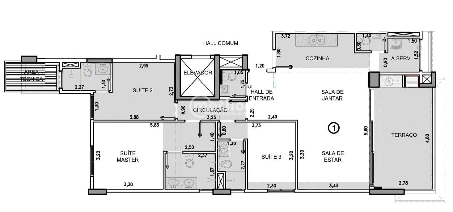 Apartamento, 3 quartos, 111 m² - Foto 6