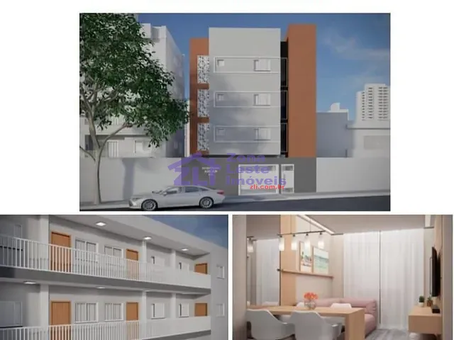 Apartamento com 36m² 2 quartos e 1 banheiro, à venda, no bairro Vila Carrão em São Paulo