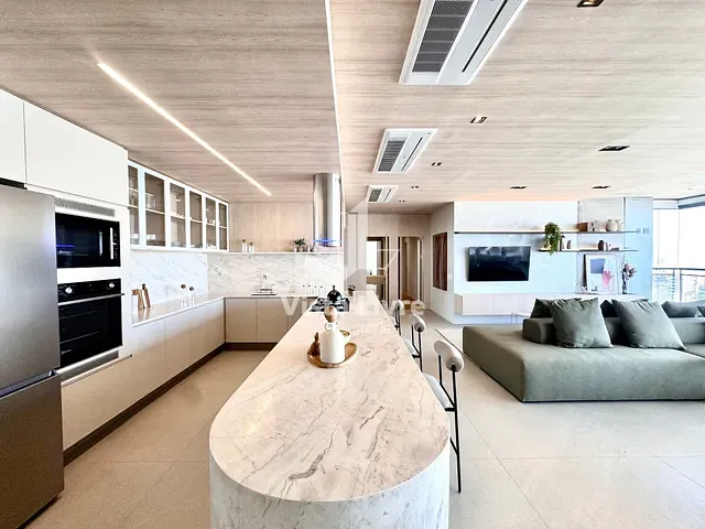 Apartamento com 197m² 3 quartos e 4 banheiros, à venda, no bairro Brooklin em São Paulo