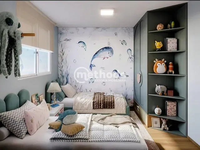 Apartamento com 9880m² 2 quartos e 1 banheiro, à venda, no bairro Loteamento Parque das Cores em Campinas