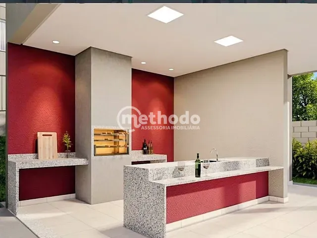 Apartamento com 9880m² 2 quartos e 1 banheiro, à venda, no bairro Loteamento Parque das Cores em Campinas