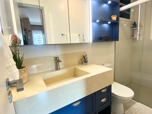 Apartamento com 120m² 2 quartos e 3 banheiros, à venda, no bairro Praia Brava de Itajaí em Itajaí