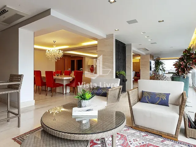 Apartamento com 370m² 4 quartos e 5 banheiros, à venda, no bairro Campo Belo em São Paulo