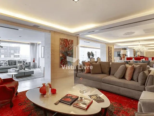 Apartamento com 370m² 4 quartos e 5 banheiros, à venda, no bairro Campo Belo em São Paulo