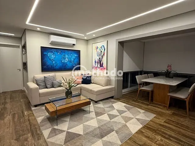 Apartamento com 119m² 3 quartos e 4 banheiros, à venda, no bairro Jardim Belo Horizonte em Campinas