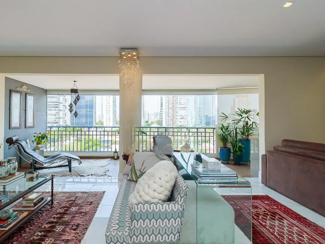 Foto do Apartamento - Apartamento à venda, Cidade Monções, São Paulo, SP | Vista Livre