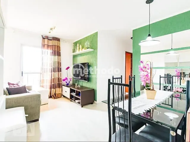 Apartamento com 76m² 3 quartos e 2 banheiros, para alugar, no bairro Mansões Santo Antônio em Campinas