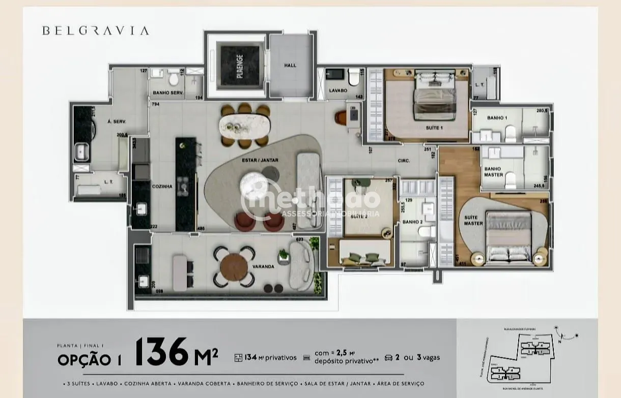 Apartamento, 3 quartos, 136 m² - Foto 4