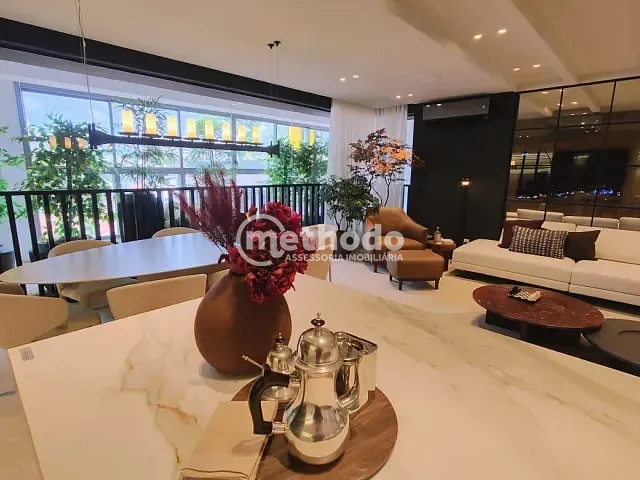 Apartamento com 136m² 3 quartos e 4 banheiros, à venda, no bairro Nova Campinas em Campinas