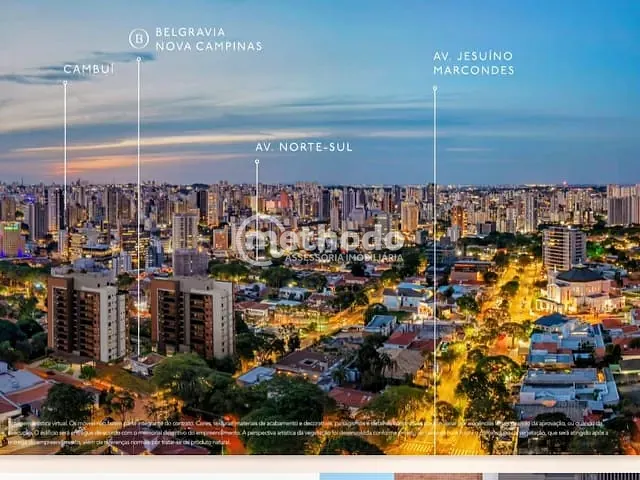 Apartamento 3 quartos e 4 banheiros, à venda, no bairro Nova Campinas em Campinas