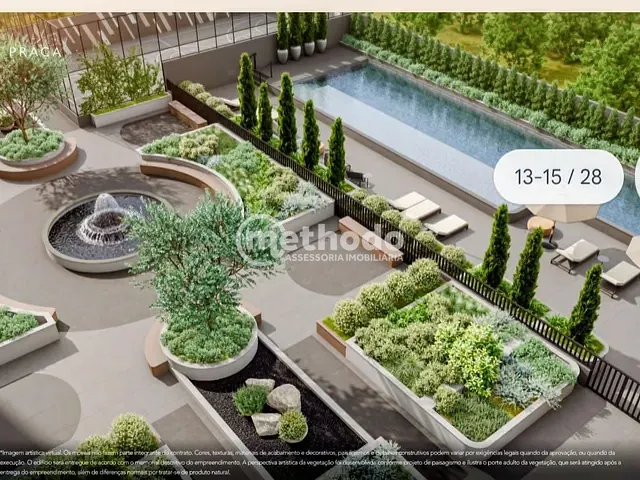 Apartamento 3 quartos e 4 banheiros, à venda, no bairro Nova Campinas em Campinas