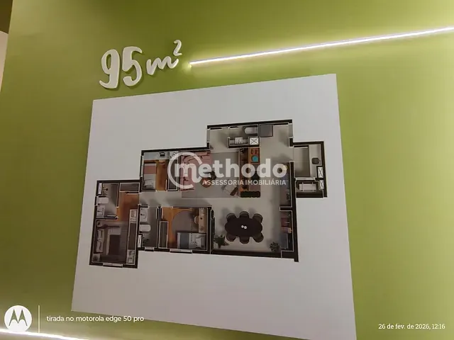 Apartamento com 15988m² 3 quartos e 2 banheiros, à venda, no bairro Loteamento Residencial Vila Bella Dom Pedro em Campinas