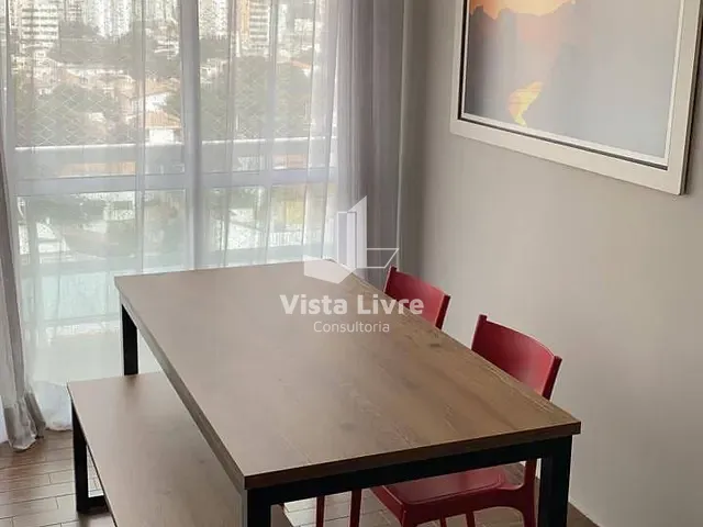 Apartamento com 49m² 1 quarto e 2 banheiros, à venda, no bairro Brooklin Paulista em São Paulo