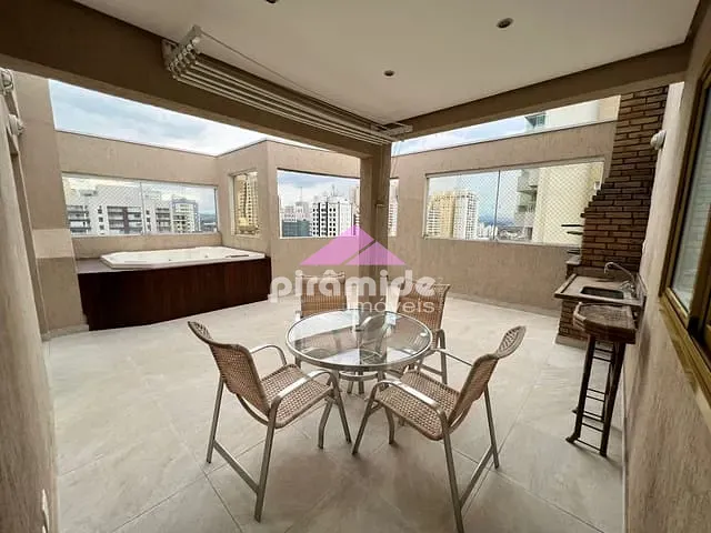 Apartamento com 233m² 3 quartos e 4 banheiros, para alugar, no bairro Jardim Aquarius em São José dos Campos