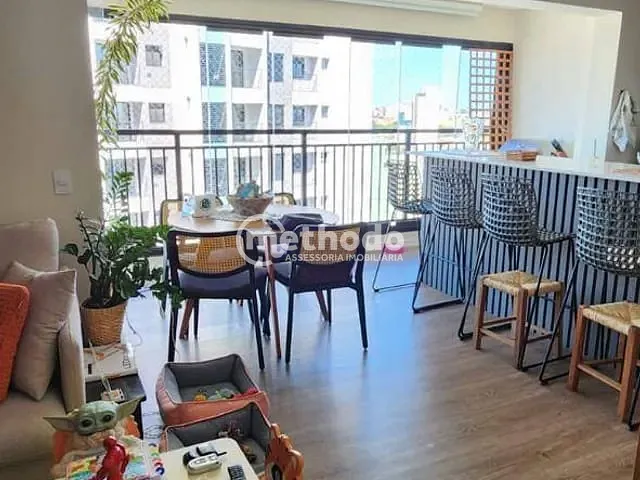Apartamento com 98m² 3 quartos e 4 banheiros, à venda, no bairro Taquaral em Campinas