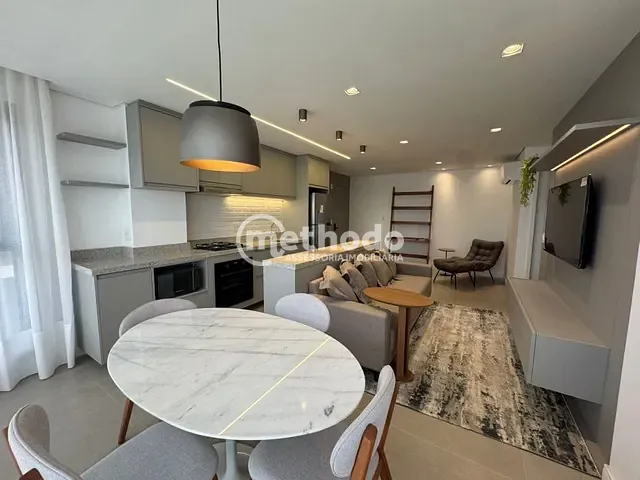 Apartamento com 66m² 2 quartos e 3 banheiros, para alugar, no bairro Nova Campinas em Campinas