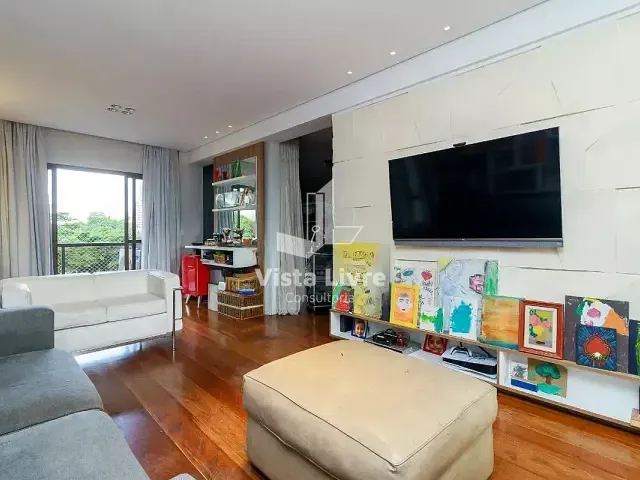 Apartamento com 187m² 3 quartos e 3 banheiros, à venda, no bairro Campo Belo em São Paulo