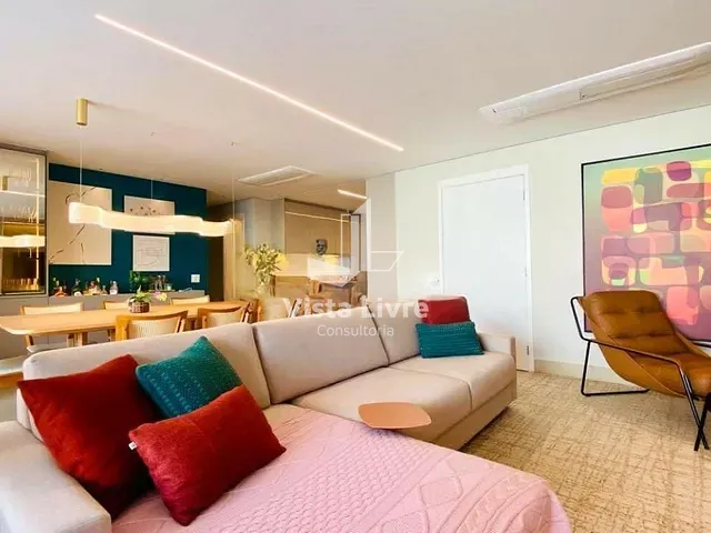 Apartamento com 149m² 3 quartos e 5 banheiros, à venda, no bairro Indianópolis em São Paulo