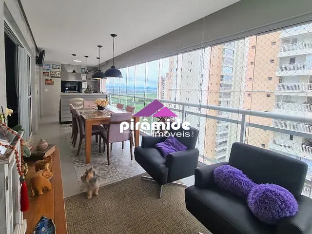 Apartamento com 152m² 3 quartos e 5 banheiros, à venda, no bairro Jardim Aquarius em São José dos Campos