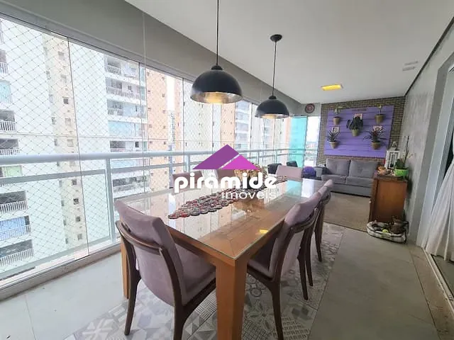 Apartamento com 152m² 3 quartos e 5 banheiros, à venda, no bairro Jardim Aquarius em São José dos Campos