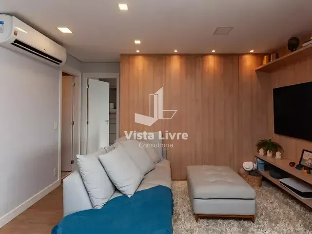 Apartamento com 69m² 1 quarto e 2 banheiros, à venda, no bairro Vila Romana em São Paulo