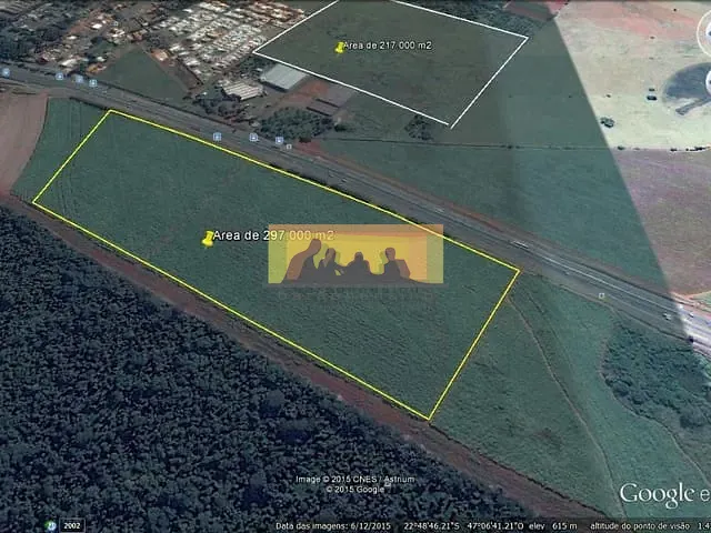 Área com 217000m², à venda, no bairro Cascata em Paulínia