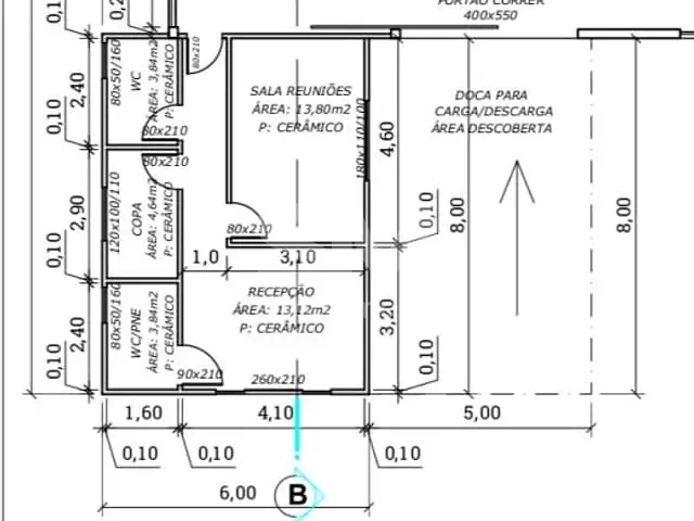 Galpão / Barracão com 640m², para alugar, no bairro Belvedere em Chapecó