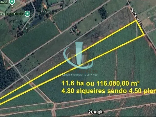 Terreno com 116000m², à venda, no bairro PARQUE TROPICAL em ARARAQUARA
