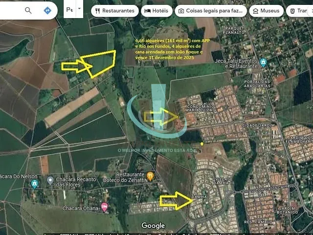 Terreno com 161000m², à venda, no bairro PARQUE TROPICAL em ARARAQUARA