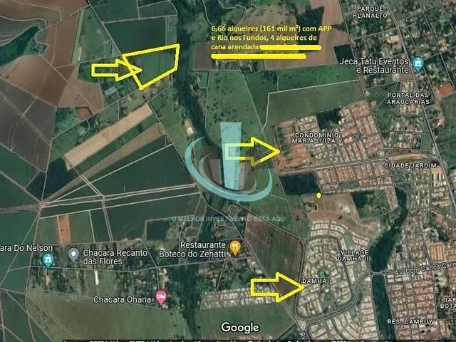 Terreno com 161000m², à venda, no bairro PARQUE TROPICAL em ARARAQUARA