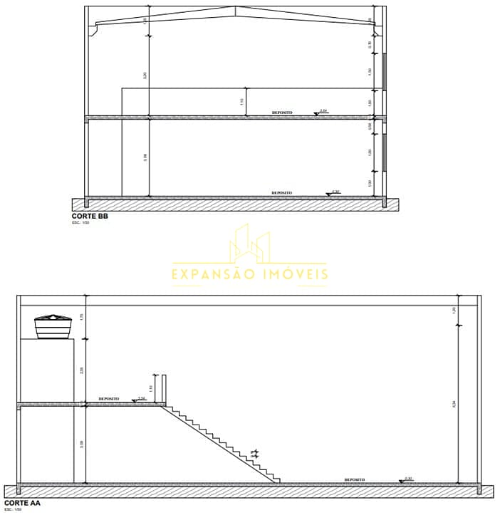 Depósito-Galpão, 314 m² - Foto 7