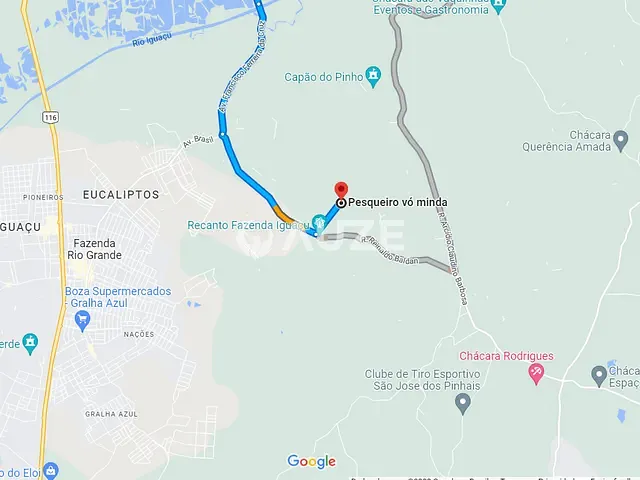 Terreno com 92058m², à venda, no bairro Eucaliptos em Fazenda Rio Grande
